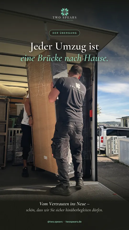 Instagram-Story: Jeder Umzug ist eine Brücke nach Hause